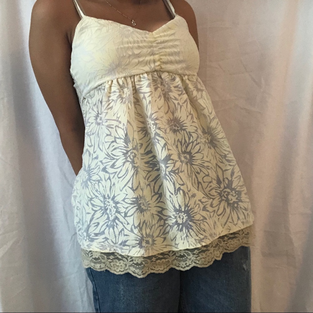 y2k style lingerie top!